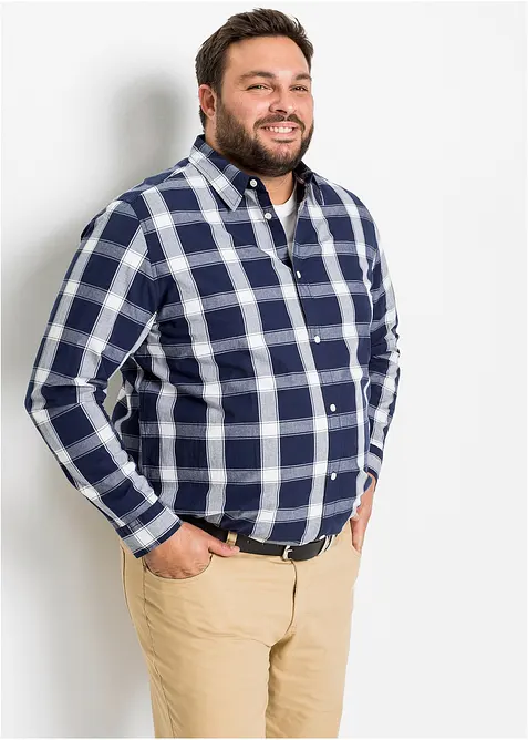 Košile s dlouhým rukávem, z čisté bavlny, bonprix