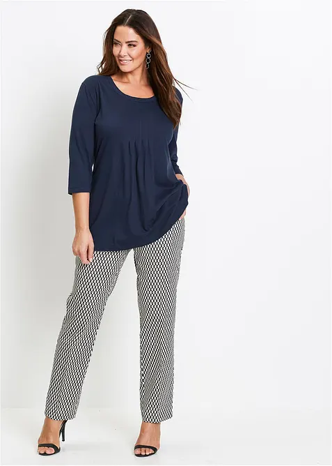 Dlouh&eacute; tričko z čist&eacute; bavlny, bonprix