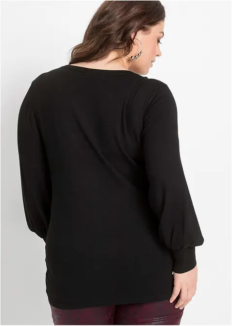 Svetr s bal&oacute;nov&yacute;mi ruk&aacute;vy, bonprix