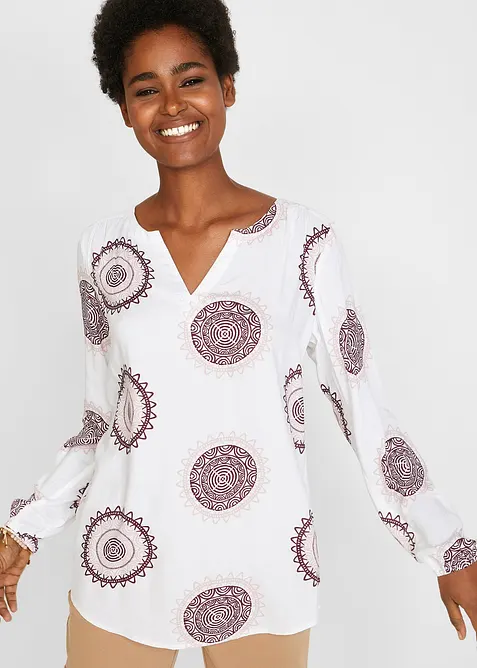 Tuniková halenka z měkké viskózy, bonprix