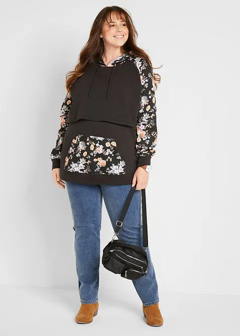 Měkká těhotenská a kojicí mikina 2 v 1, bonprix