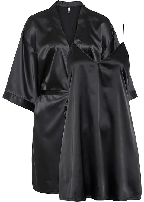 Souprava: Kimono a negliž&eacute; (2d&iacute;ln&aacute; souprava), bonprix