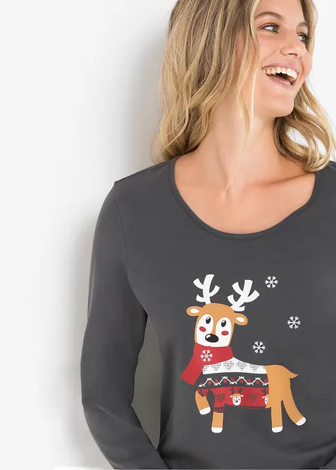 Pyžamo z čisté organické bavlny, bonprix