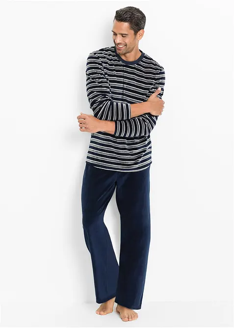 Pyžamo z měkkého materiálu nicky, s dlouhými rukávy, bonprix