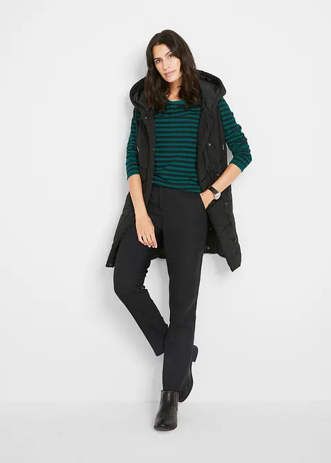 Triko s dlouhým rukávem, s čistou organickou bavlnou, bonprix