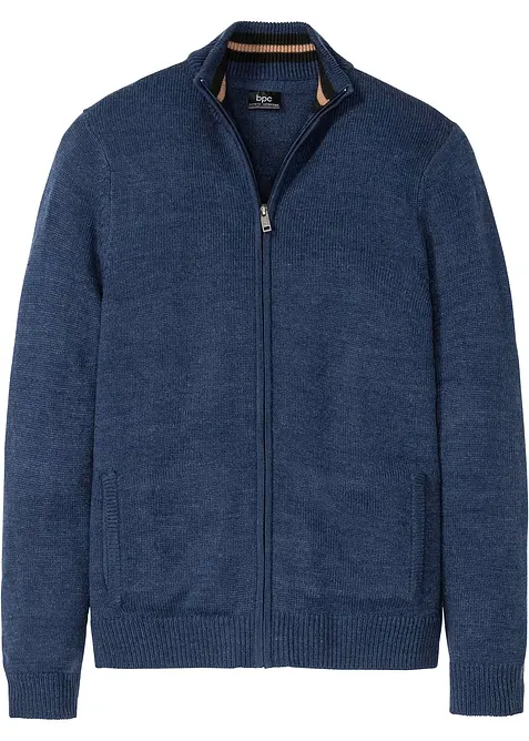 Svetr na zapínání, z jemného úpletu, bonprix