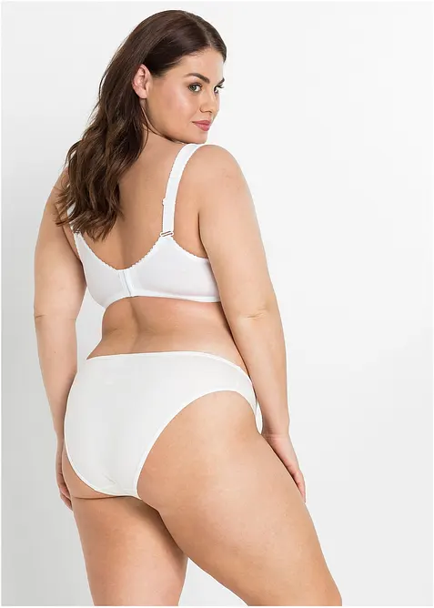 Podprsenka bez kostic, s organickou bavlnou (2 ks v balení), bonprix