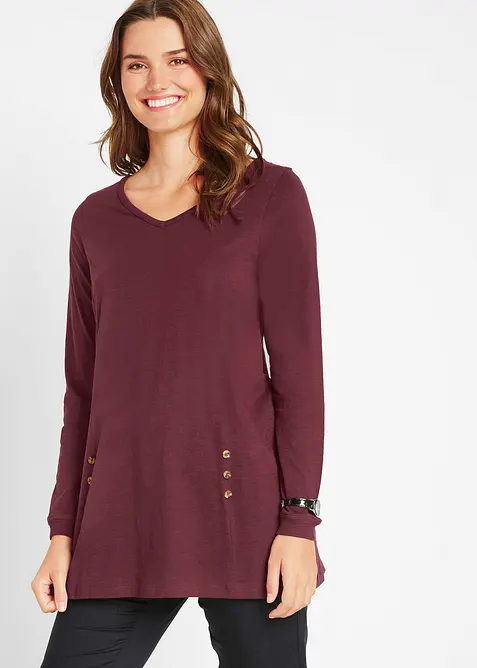 Dlouhé tričko z čisté bavlny, bonprix