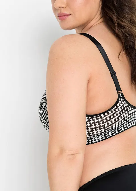 Odlehčující podprsenka bez kostic, s polstrovanými ramínky, bonprix