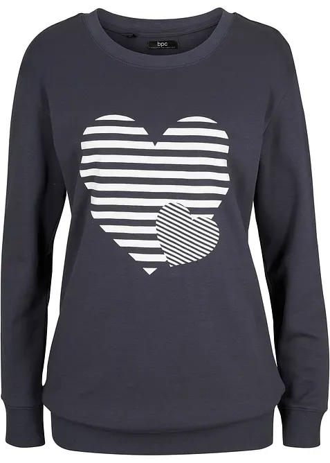 Bavlněn&eacute; triko s potiskem, dlouh&yacute; ruk&aacute;v, bonprix