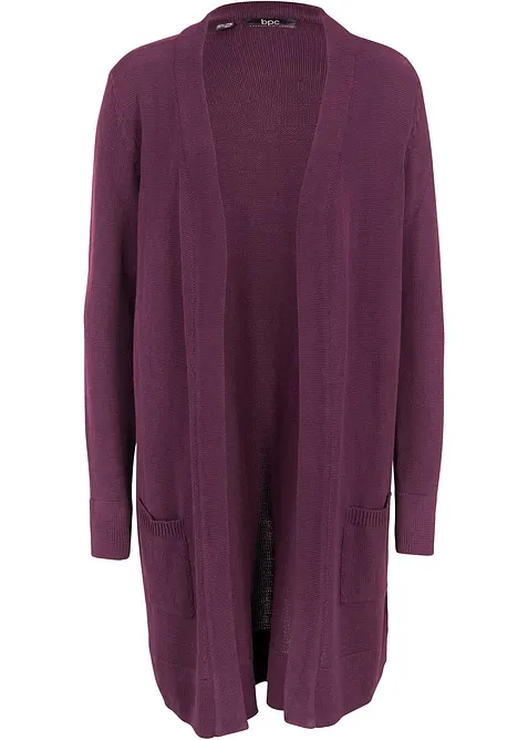 Dlouhý pletený kabátek, dlouhý rukáv, bonprix