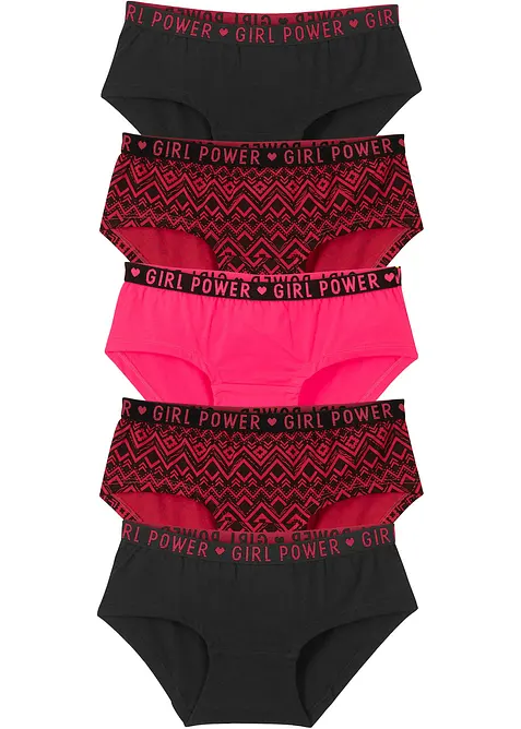 Bokov&eacute; kalhotky s měkkou bavlnou (5 ks v balen&iacute;), bonprix