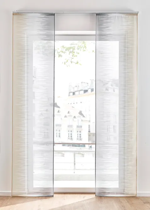 Japonská stěna s potiskem, s recyklovaným polyesterem (2 ks v balení), bonprix