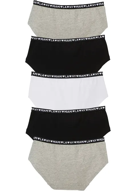 Bokov&eacute; kalhotky s měkkou bavlnou (5 ks v balen&iacute;), bonprix