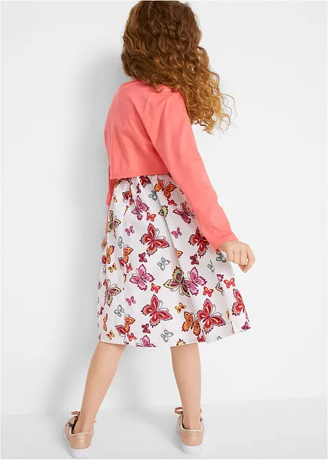 Šaty + pásek + bolerko (3dílná souprava), bonprix