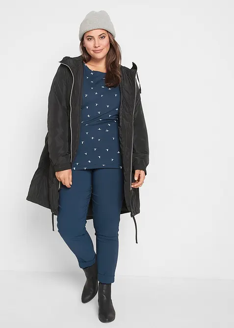 Lehký vatovaný kabát s tunýlkem, bonprix