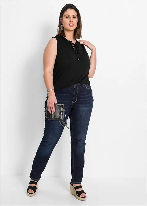 Top z visk&oacute;zov&eacute; směsi, bonprix