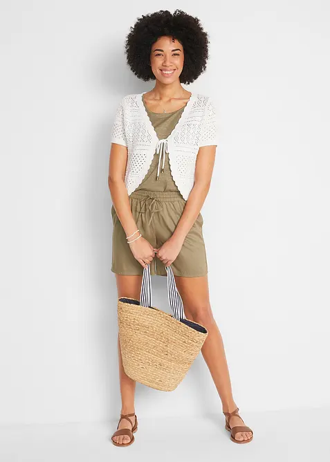 Krátké háčkované bolerko, bonprix