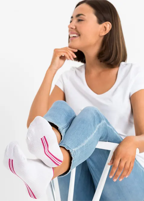 N&iacute;zk&eacute; ponožky s organickou bavlnou (8 p&aacute;rů v balen&iacute;), bonprix