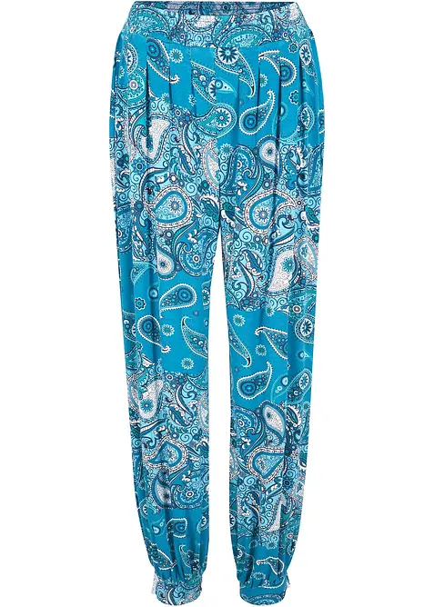 Žerzejové harémové kalhoty ze splývavé směsi s viskózou, bonprix