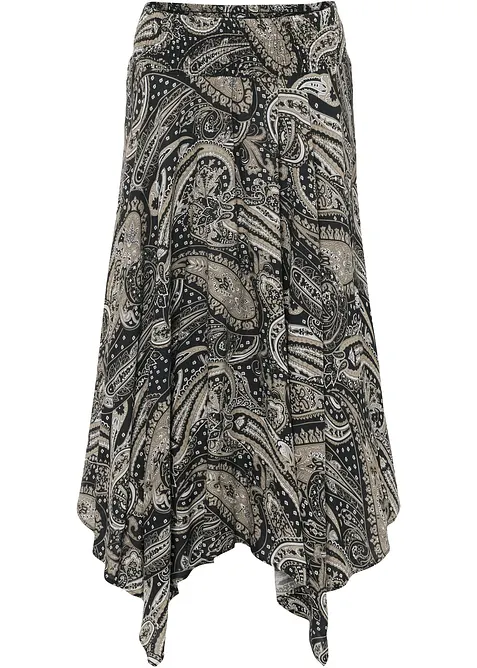 Sukně s asymetrickým okrajem, bonprix