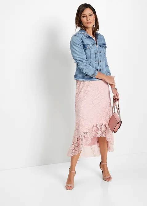 Džínová bunda s výšivkou, bonprix