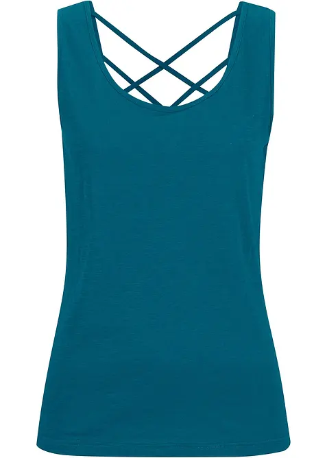 Žerzejový top z čisté organické bavlny, bonprix