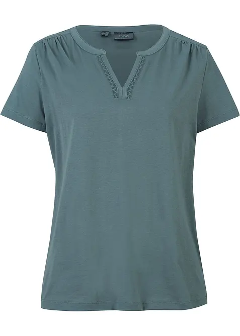 Tričko s ozdobným výstřihem, bonprix