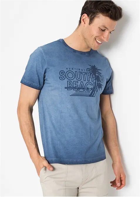 Tričko se sepraným vzhledem, z čisté organické bavlny, bonprix