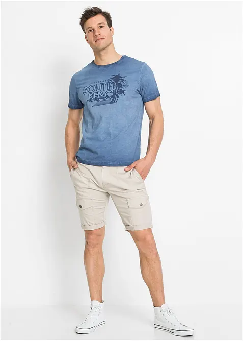 Tričko se sepraným vzhledem, z čisté organické bavlny, bonprix