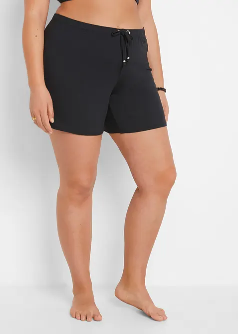 Plážové šortky ze splývavé viskózové směsi, bonprix