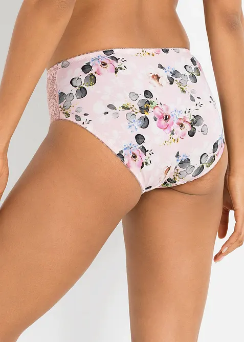 Maxi kalhotky s jemnou krajkou (2 ks), bonprix