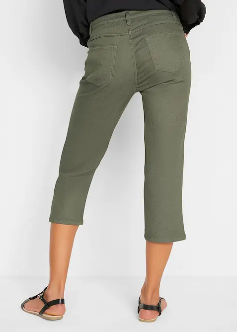 Straight džíny, Mid Waist, pohodlný pas, bonprix