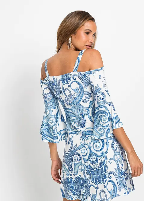 Rozšiřující se šaty Carmen, bonprix