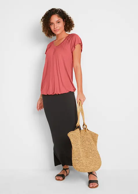 Tričko z visk&oacute;zov&eacute; směsi, bonprix