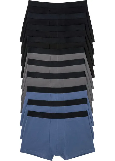 Přiléhavé boxerky s bavlnou (10 ks v balení), bonprix