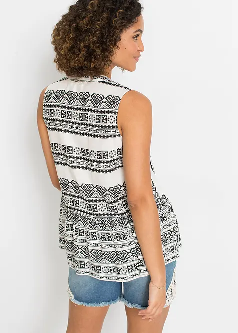 Halenkový top z měkké viskózy, bonprix