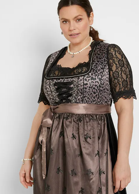 Krojov&aacute; halenka s krajkou, bonprix