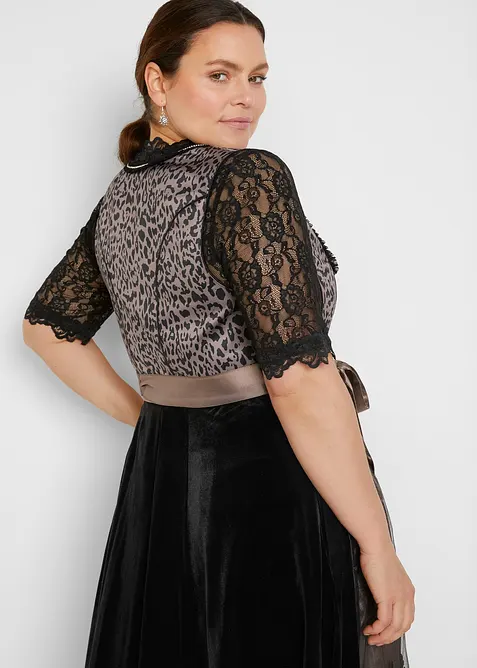 Krojov&aacute; halenka s krajkou, bonprix