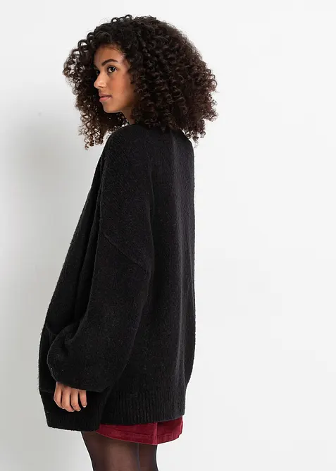 Pletený kabátek Oversize, bonprix