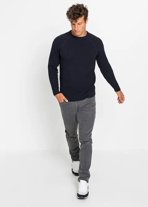 Svetr z hrubé pleteniny s recyklovanou bavlnou, bonprix