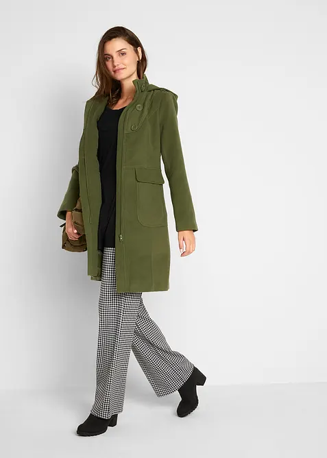 Tričko s dlouhým rukávem, ze směsi bavlny a viskózy, bonprix