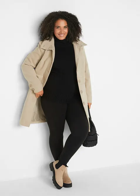 Termo legíny se žebrovaným pasem, bonprix