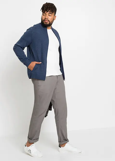 Svetr na zapínání, z jemného úpletu, bonprix