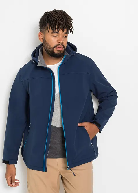 Softshellová bunda s kapucí, bonprix