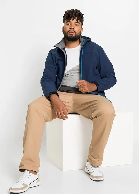 Softshellová bunda s kapucí, bonprix