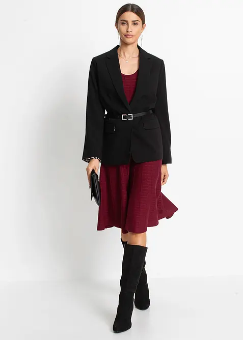 Pletené šaty z měkké viskózové směsi, bonprix