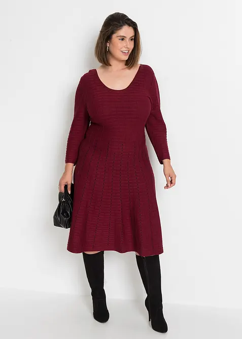 Pletené šaty z měkké viskózové směsi, bonprix