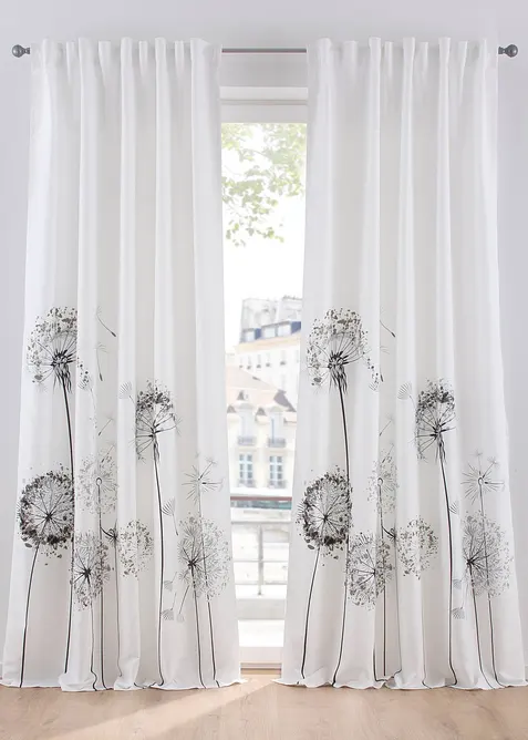 Závěs z mikrovlákna, se snadnou údržbou (1 ks v balení), bonprix