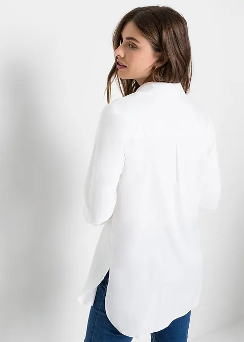 Košilová halenka z jemné viskózy, bonprix